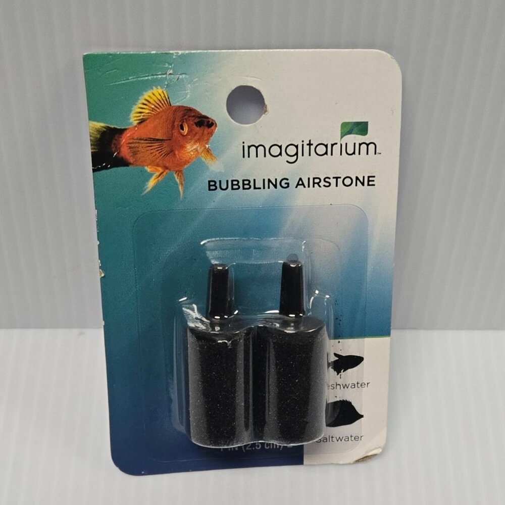 1 inch Aquarium Bubbling Airstone 2 pack